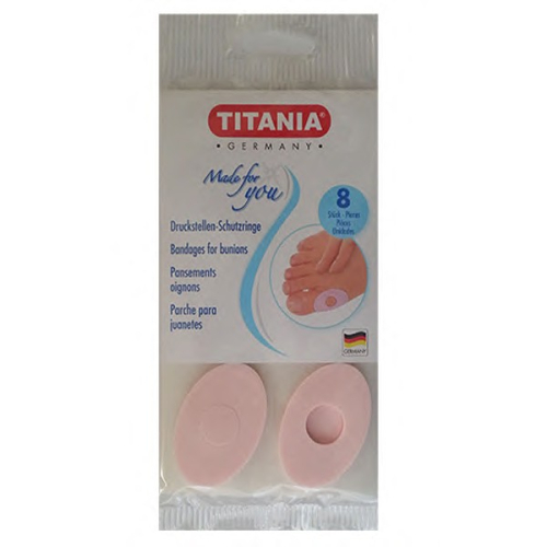 Titania Tyúkszemtakaró párna 8 db-os (nagylábujj) 