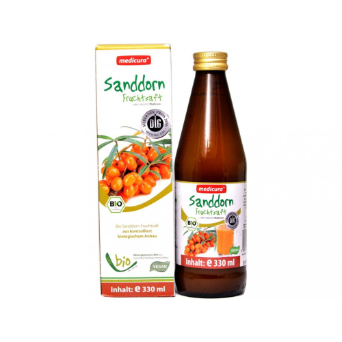 Medicura Homoktövis 100% BIO gyümölcslé 330ml