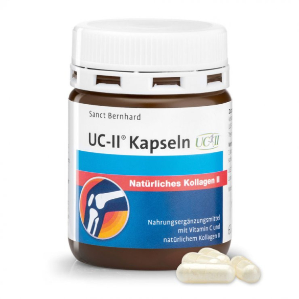 Sanct Bernhard UC-II Kollagén + C-vitamin kapszula 60 db 