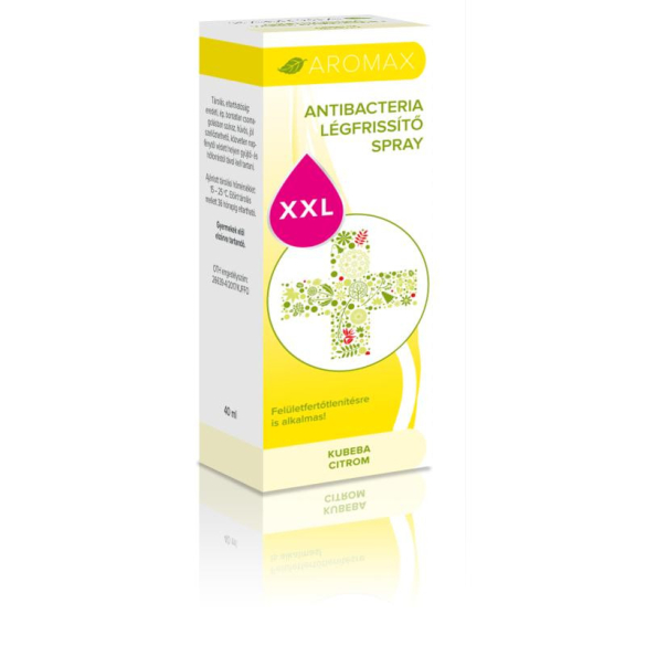 AROMAX Kubeba-citrom légfrissítő spray 40ml XXL