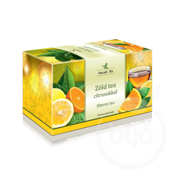 MECSEK Zöld tea citrusokkal filteres