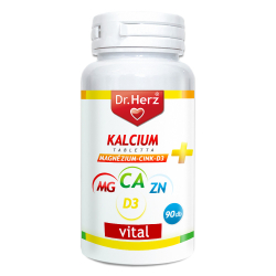 Dr. Herz  Kalcium+Magnézium+Cink+D3 90db tabletta 