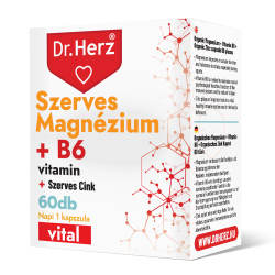 Dr. Herz Szerves Magnézium+B6+Szerves Cink kapszula 60 db