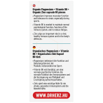 Dr. Herz Szerves Magnézium+B6+Szerves Cink kapszula 60 db