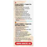 Dr. Herz A-vitamin 10000 NE + Szerves Cink 60 db kapszula doboz 