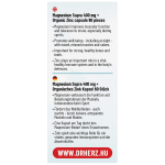 Dr. Herz Magnézium Supra 400 mg + Szerves Cink kapszula 60 db