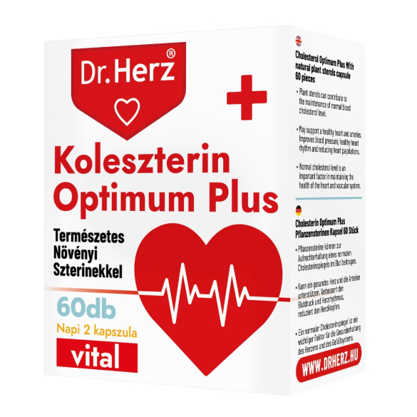 DR Herz Koleszterin Optimum Plus 60 db kapszula