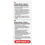 Dr. Herz Kurkuma 400 mg + Gyömbér + C-vitamin kapszula 60db