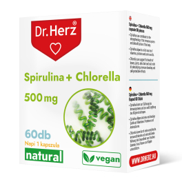 DR Herz Spirulina + Chlorella 60 db kapszula