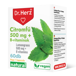  DR Herz Citromfű 500 mg + B-vitaminok 60 db kapszula