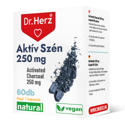 DR Herz Aktív Szén 250 mg 60 db kapszula