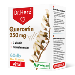  Dr.Herz Quercetin 250 mg+C-vitamin+Bromelain enzim 60 db kapszula 