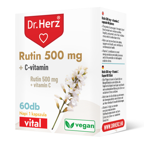 DR Herz Rutin 500 mg + C-vitamin 60 db kapszula 