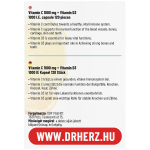 Dr. Herz C-vitamin 1000 mg + D3-vitamin 1000 NE kapszula 120 db XXL