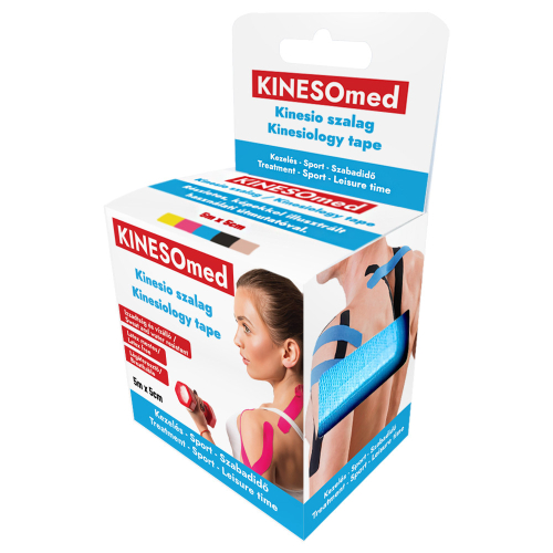 KINESOMED Kinesio tape (szalag) 5cmx5m kék /EP kártyára adható/