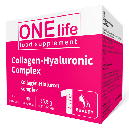  ONE LIFE Kollagén-Hialuron 90 db kapszula