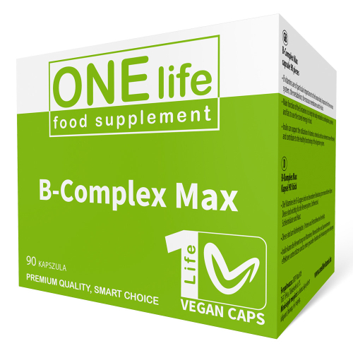 ONE LIFE B-Komplex Max 90 db kapszula 