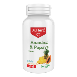 Dr. Herz Ananász Papaya kapszula 60db