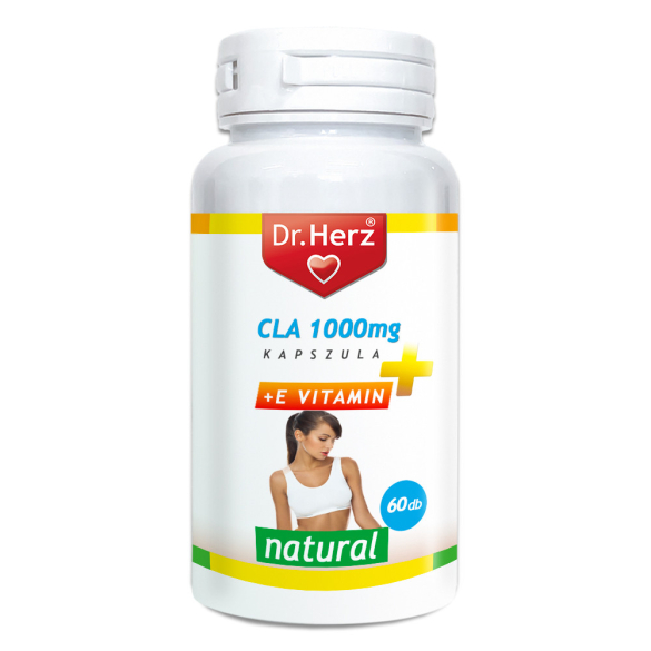 Dr. Herz CLA 1000mg + E-vitamin kapszula 60db